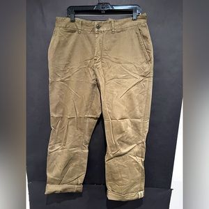 Taylor Stitch The Democratic Foundation Pant in Organic Khaki Size 35